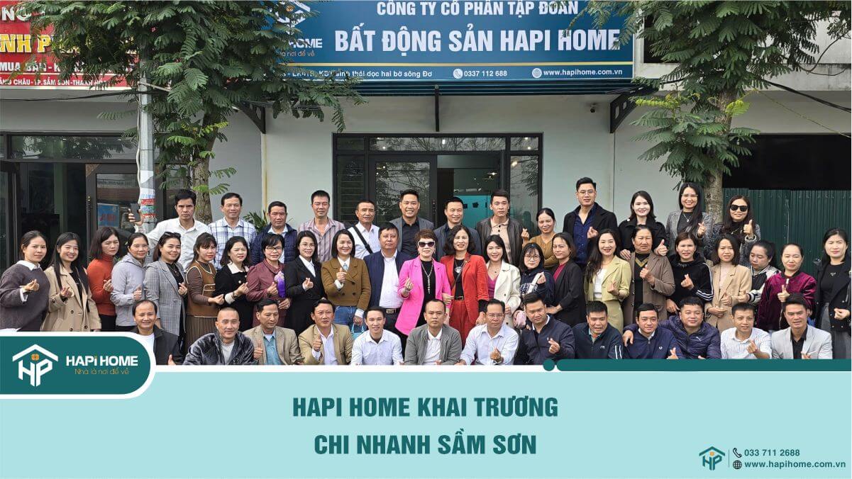 Khai trương chi nhánh Hapi Home Sầm Sơn