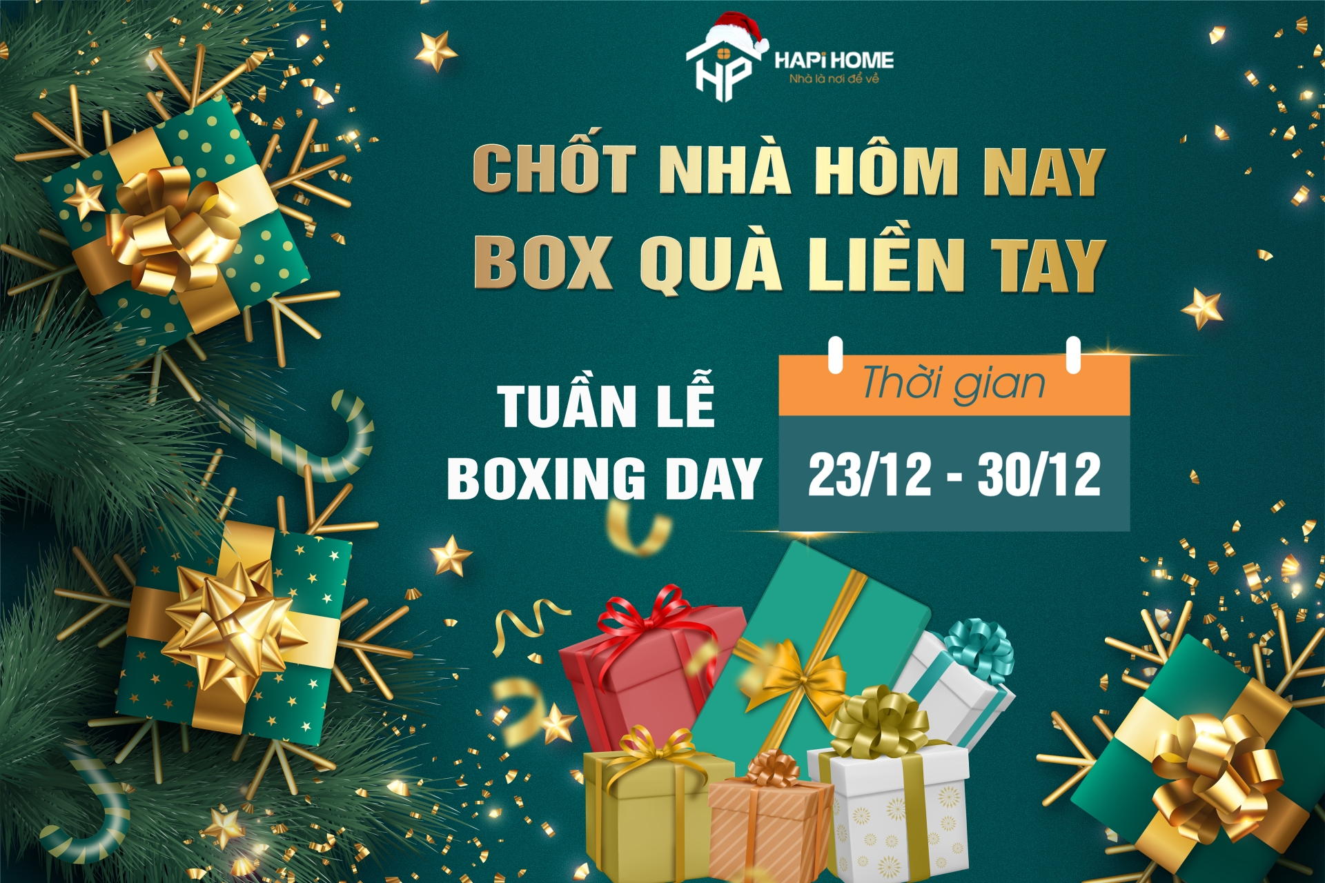 Tuần lễ Boxing Day tại Hapi Home